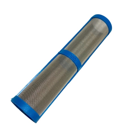 Bedford Precision Parts Bedford Precision Outlet Filter, 100 Mesh, Short, Blue - Replacement for Graco 246-382 14-2676